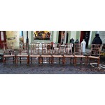 Set of 8 Oak Dining Chairs